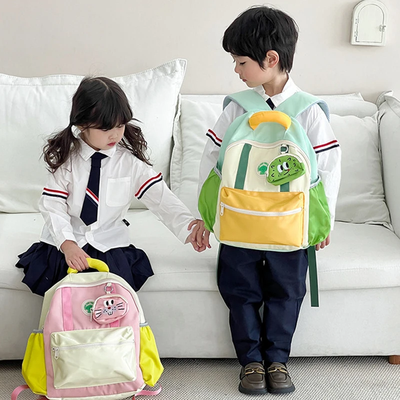 Cute Kids School Bag for Girls Boys Cartoon Primary Children School Backpack Portable Kindergarten Child Travel Bag