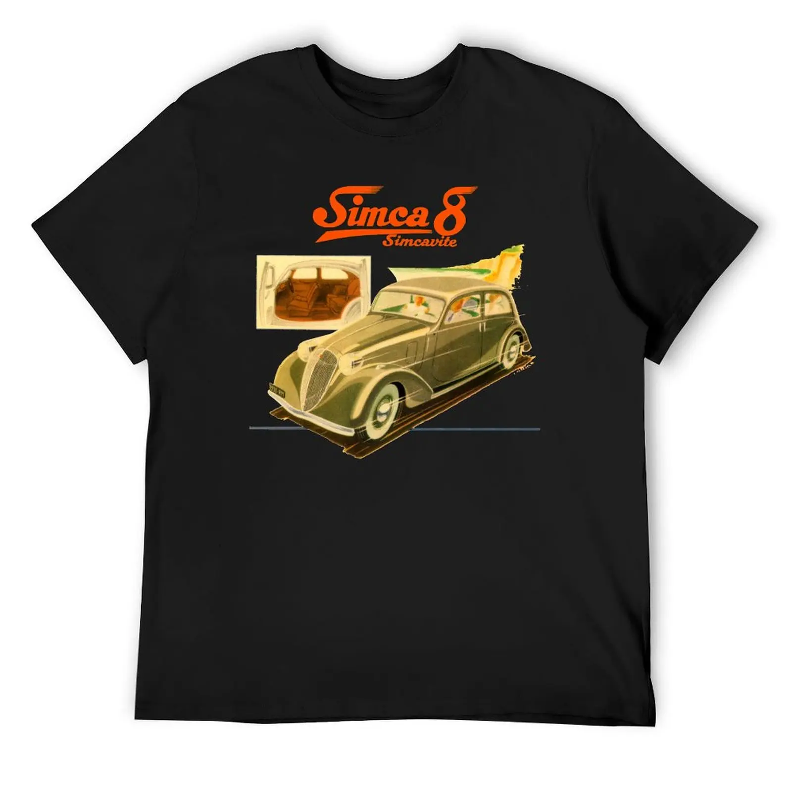 

SIMCA 8 - ADVERT T-Shirt affliction shirts gifts for boyfriend Aesthetic clothing men t shirt