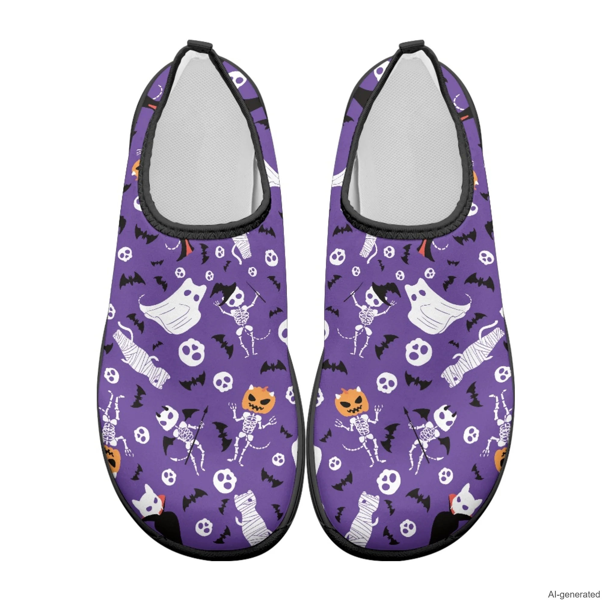 XIXIRIMIDO Halloween Ghost Comfortable Sneakers Athletic Sneakers for Tennis Wide Width Sports Shoes Male Nurse Shoes
