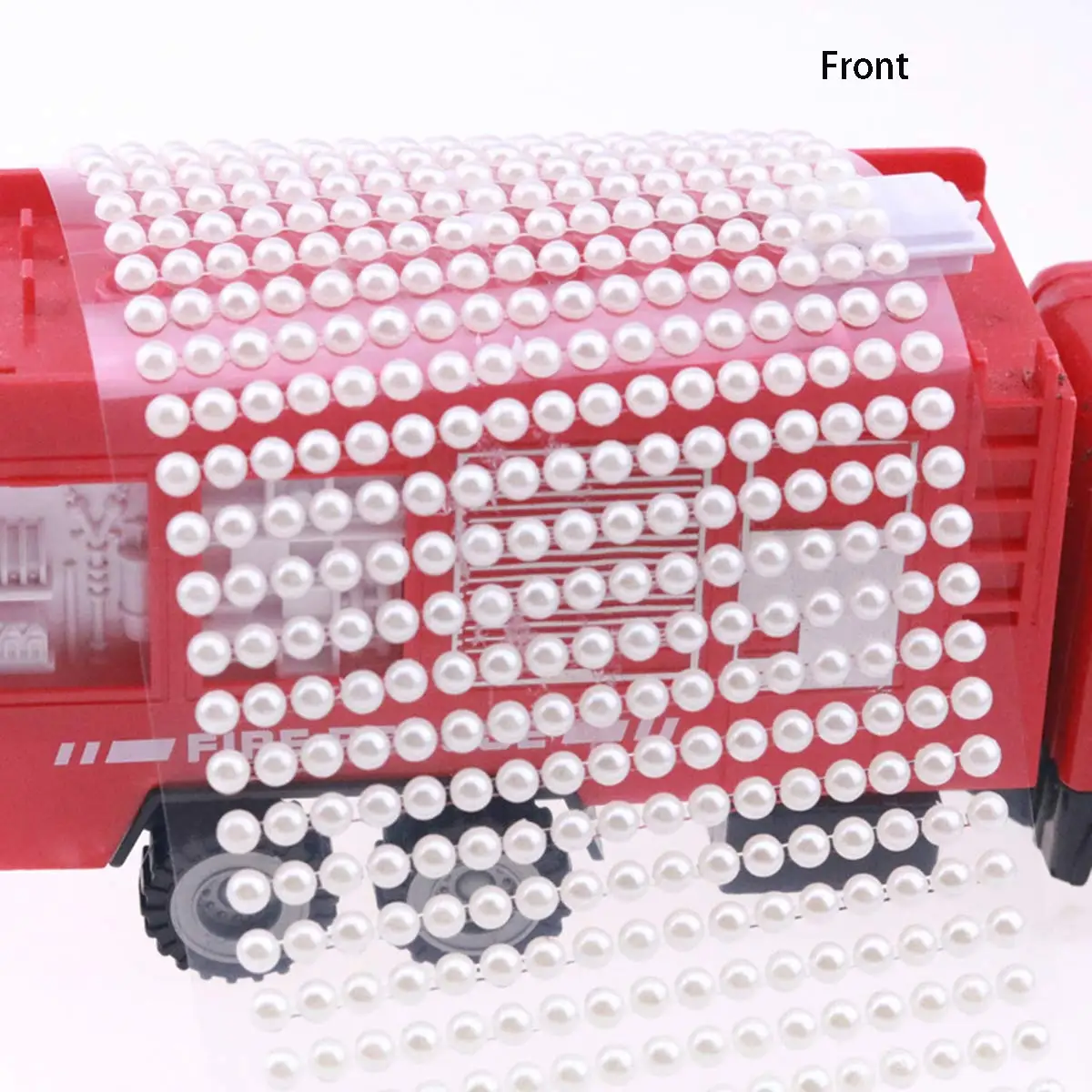 5000PCS Round Acrylic Imitation Pearl Bead Cameos Cabochons 3/4/5/6mm Self-adhesive Back DIY Handicrafts Decoration Accessories