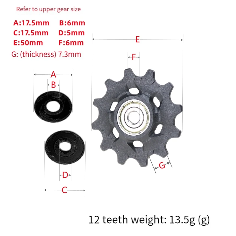 12T 14T 12 Speed Bicycle Mountain Bike Pulley Wheel Rear Derailleur Repair For XX1 X01 GX SX Eagle Parts