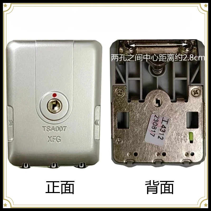XFG2005 Прозрачный замок для багажа TSA007, замок с кодовым ключом XFG903, запасная часть для ремонта алюминиевой рамы.