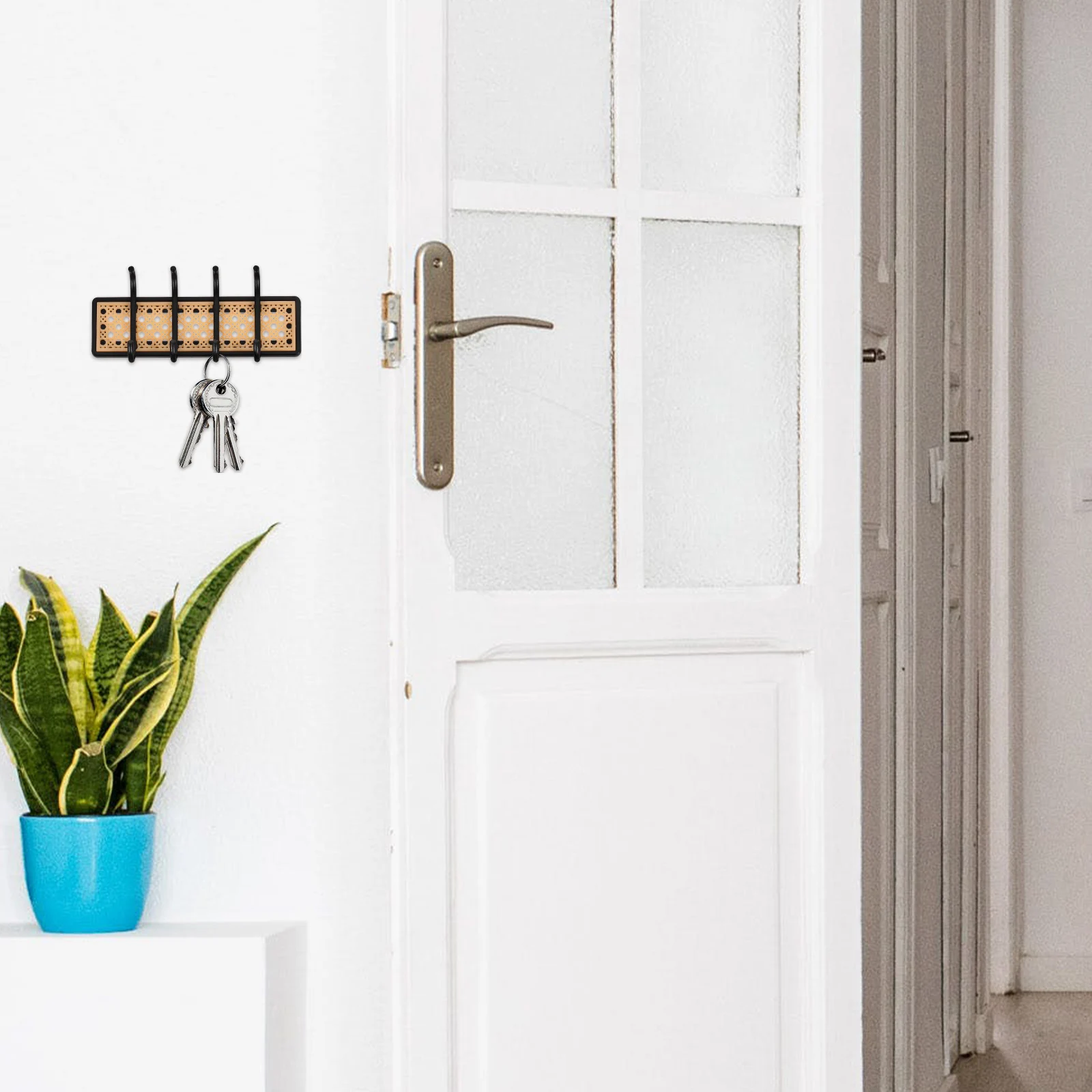 

Clothes Rack Key for Mini Accessories Miniature Wall Hook Model House Wall Hook Tiny House Key Hanger PVC