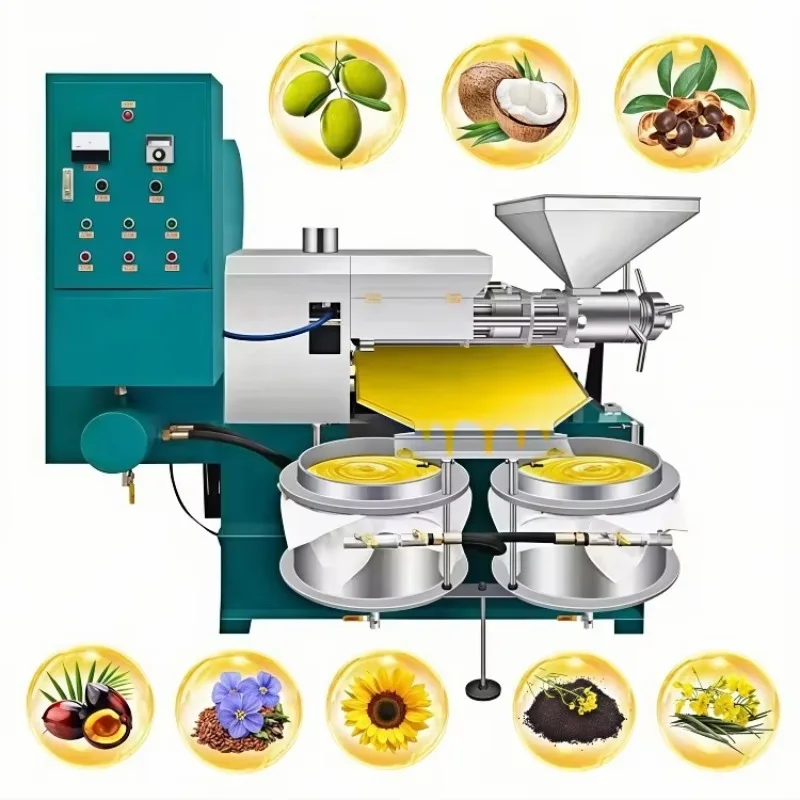 

Commercial Oil Press Machine Extractor Black Seeds Peanut Rapeseed Oil Press Automatic High Quality Cooking Oil Making Machine