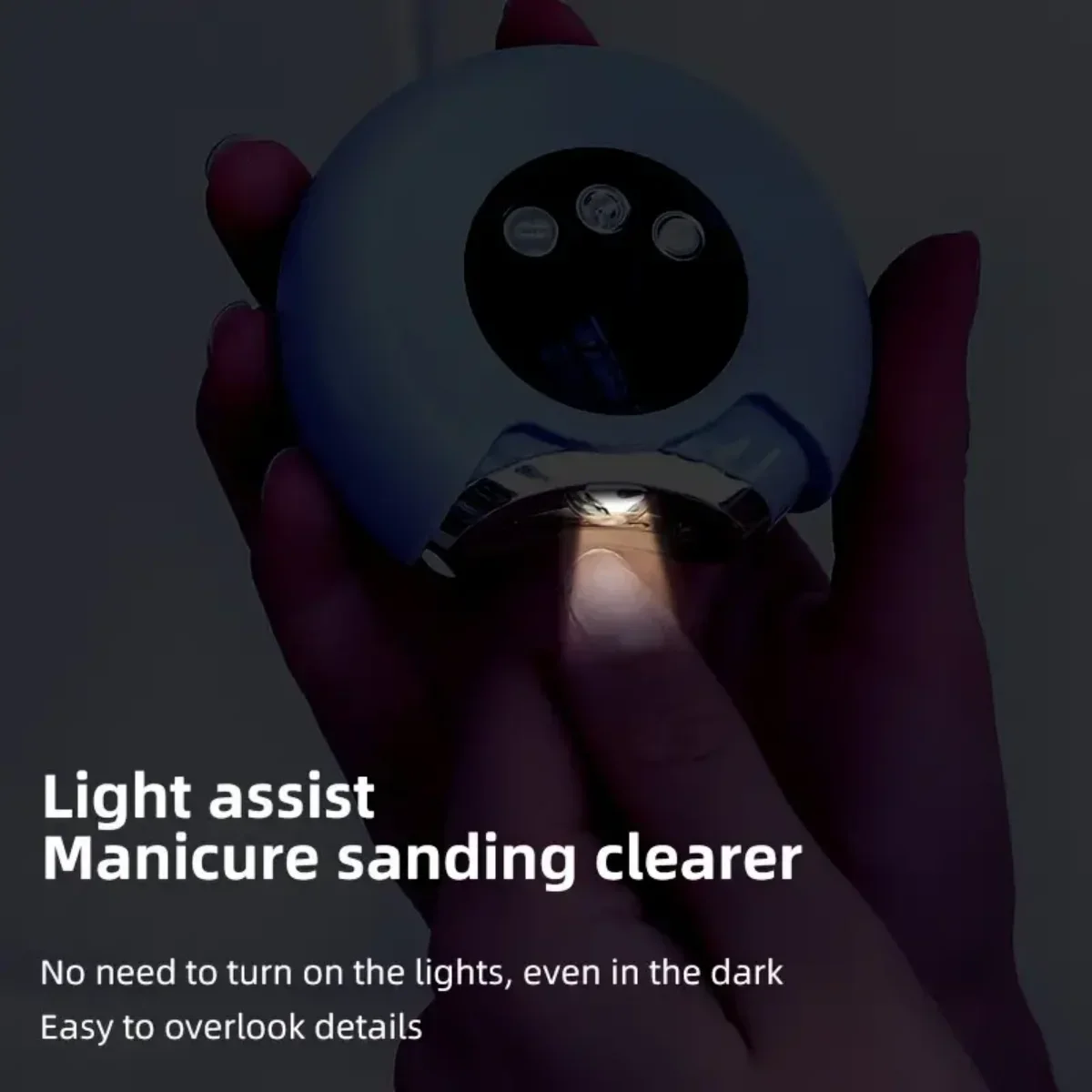 เครื่องตัดเล็บไฟฟ้า 3 in 1 สำหรับเด็กและผู้ใหญ่ เครื่องตัดเล็บอัตโนมัติพร้อมไฟ ตัดแต่งเล็บ ขัดเงา