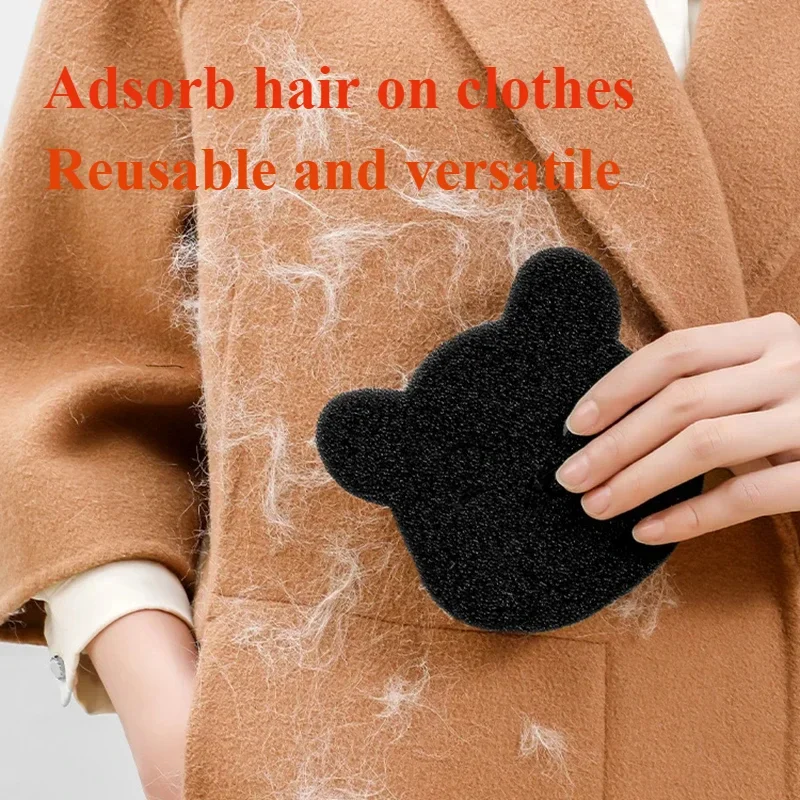 9PCS Pet Hair Remover Bear Shape Laundry Ball Washing Machine Lint Catcher Reusable Clothes Sofa Cat Dog Hair Cleaning Sponge