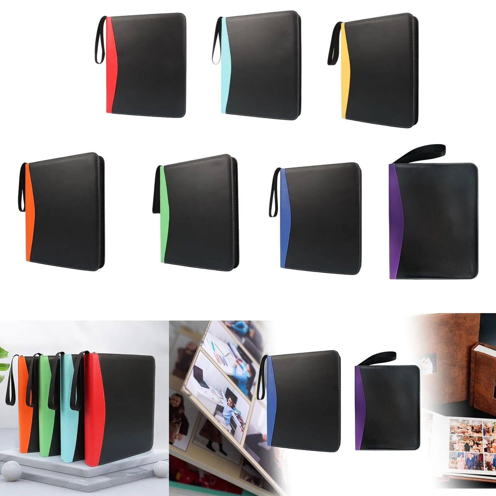 

9 Pockets Trading Card Binder 720 Double Sided Pocket Album for Book Card