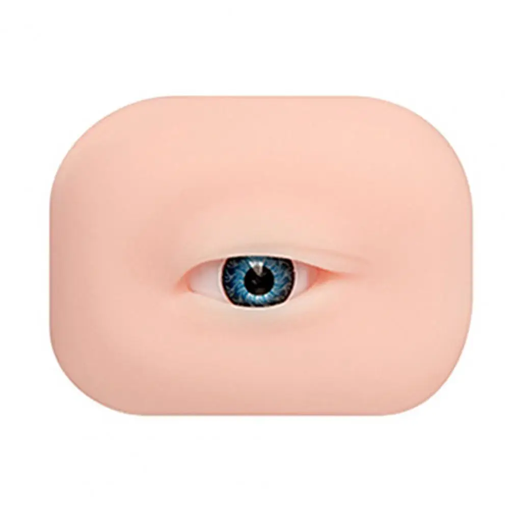 Microblading Practice Tool Silicone Eyebrow Practice Model Microblading Drawing Fake Eye Professional Beginner for Women’s
