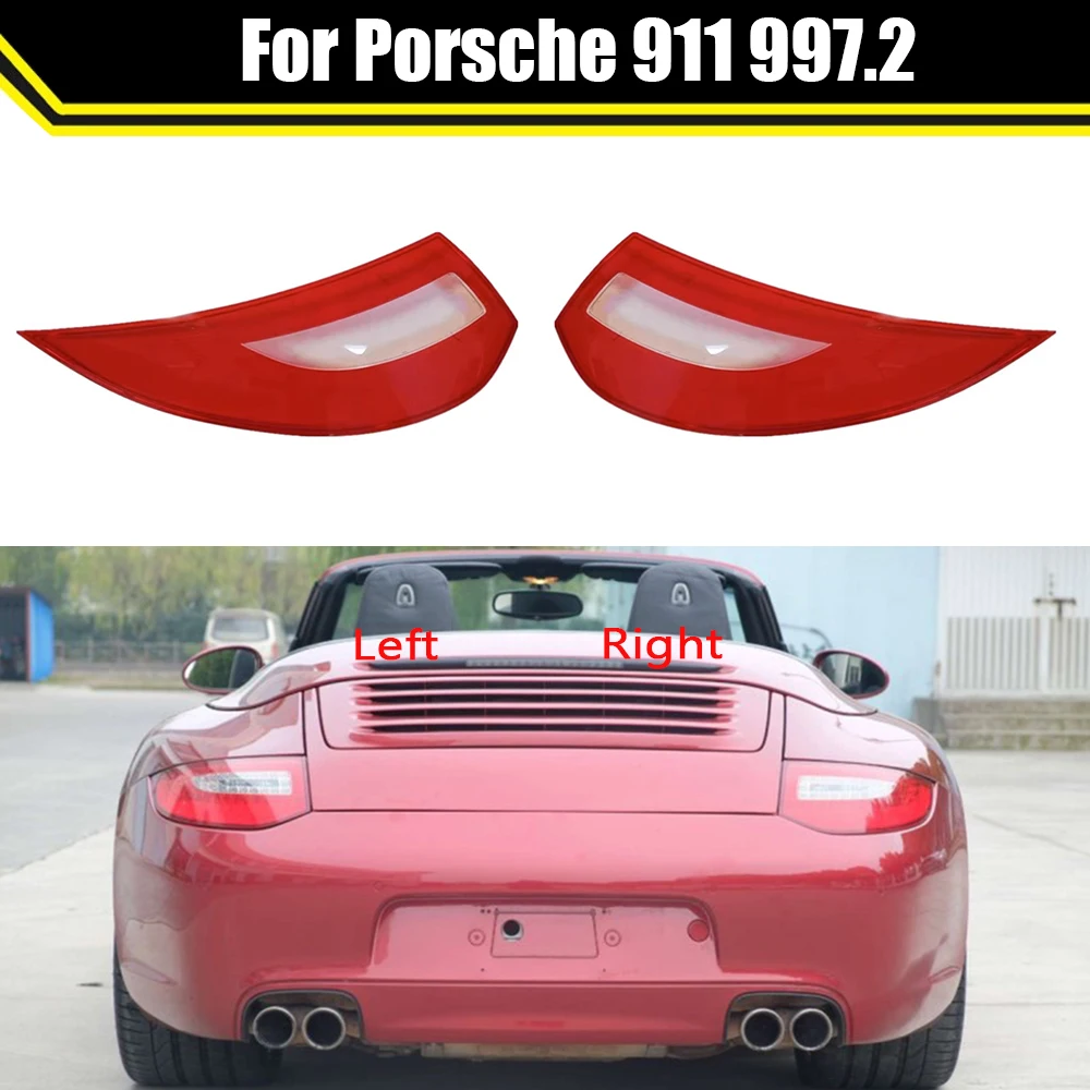 

For Porsche 911 997.2 Car Rear Taillight Shell Brake Lights Shell Replace Auto Rear Lamp Shell Cover Mask Lampshade