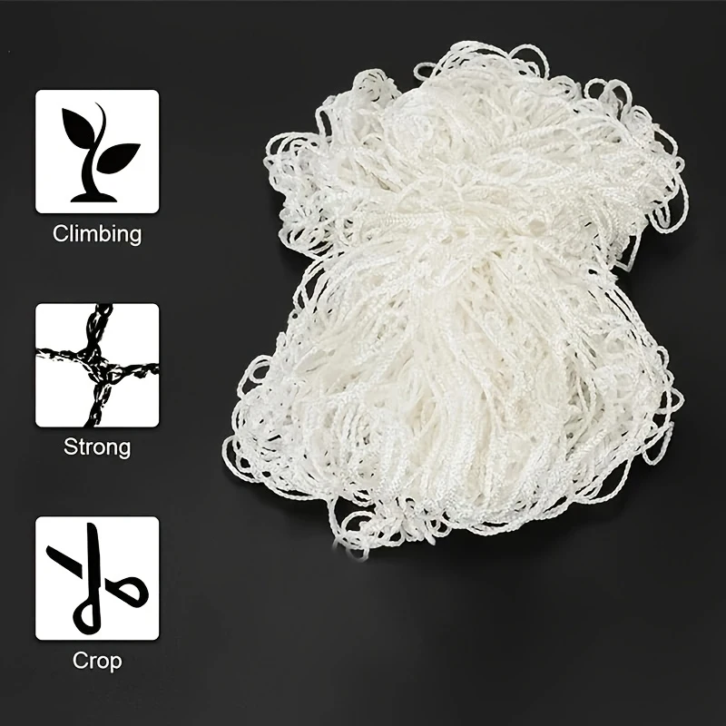 1pc Gardening White Wear-Resistant Climbing Net Plant Climbing Support Net For Tomato Vines Climbing Plant Gardening Accessories