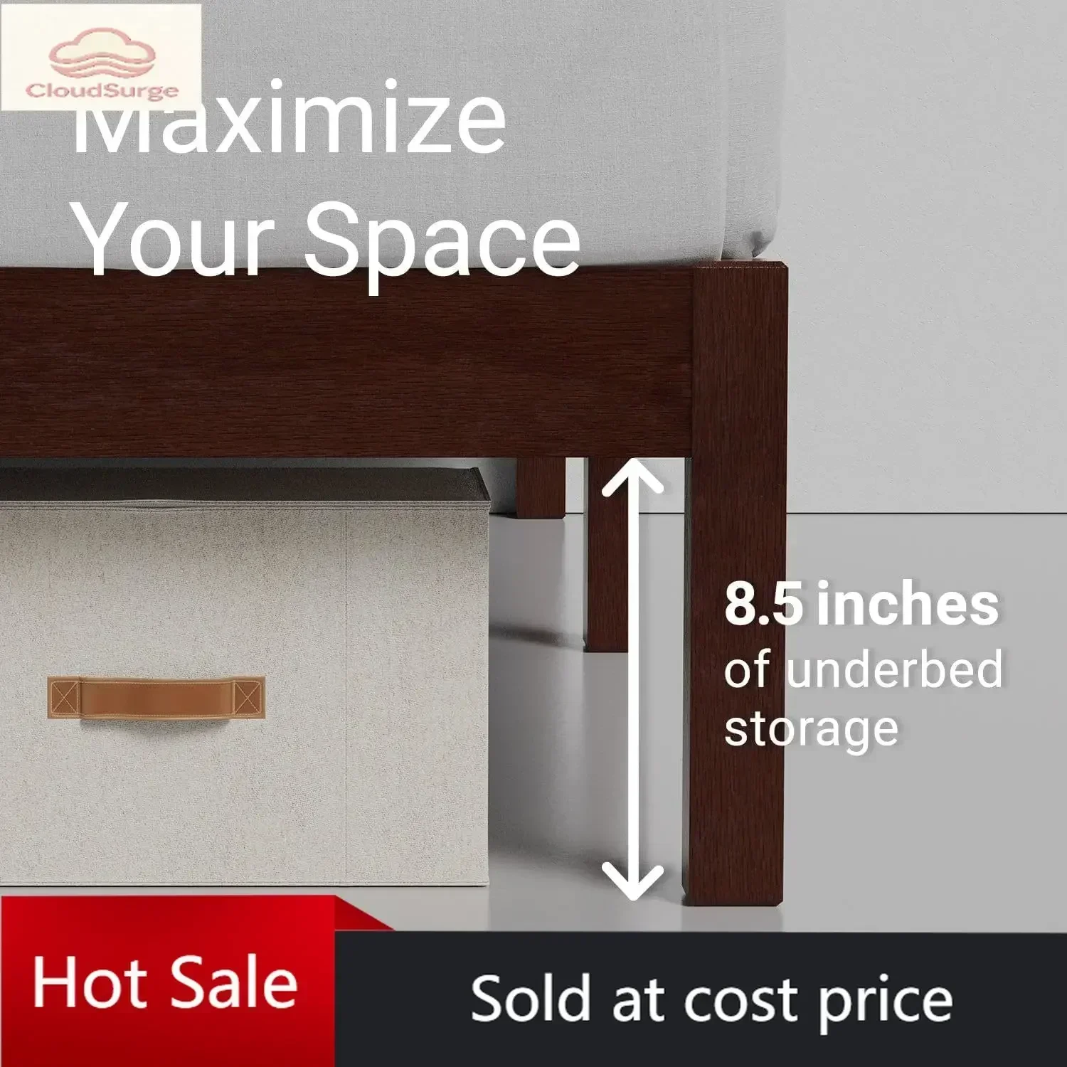 hot-sale productsActivity limited-time priceLIFEMENT Full Classic Wood Platform Bed Frame, Essential, Noise Free, Under Bed Stor