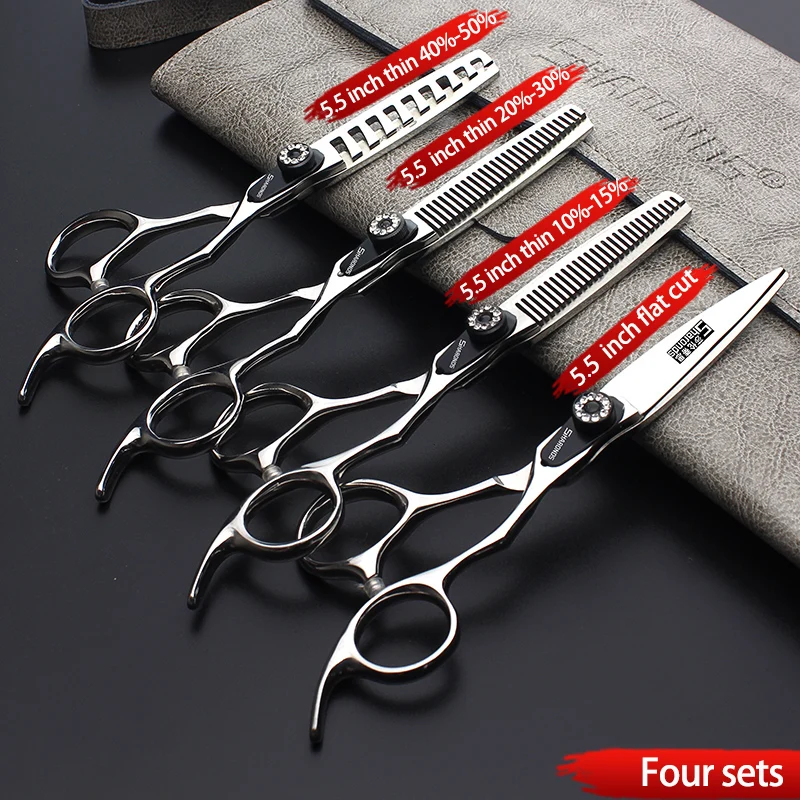 5.5Inch 6Inch Hair Professional Barber Scissors Sharp Salon Hairstylist Cutting Tools Shears Thinning Hairdressing Scissors