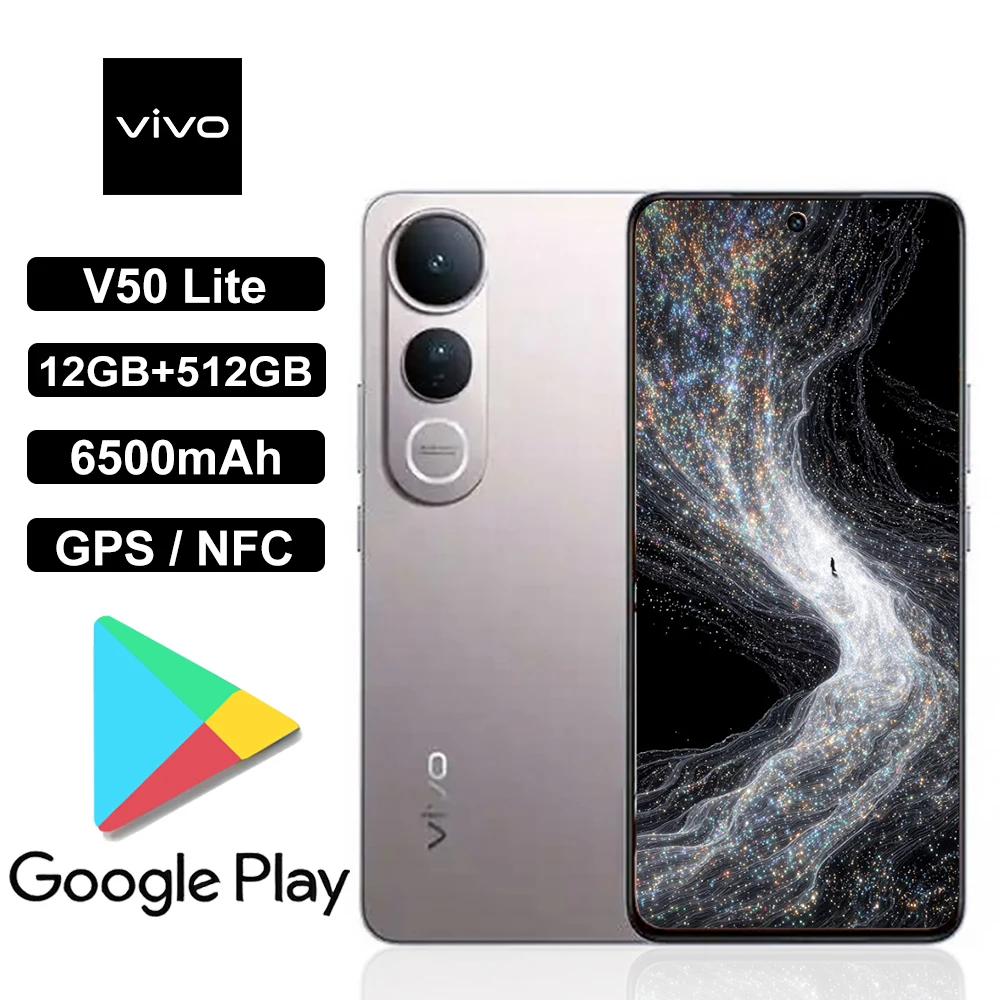 VIVO V50 Lite 5g 12GB+512GB memory/NFC function/GPS/IP65 dustproof and waterproof fashion high-value smart phone