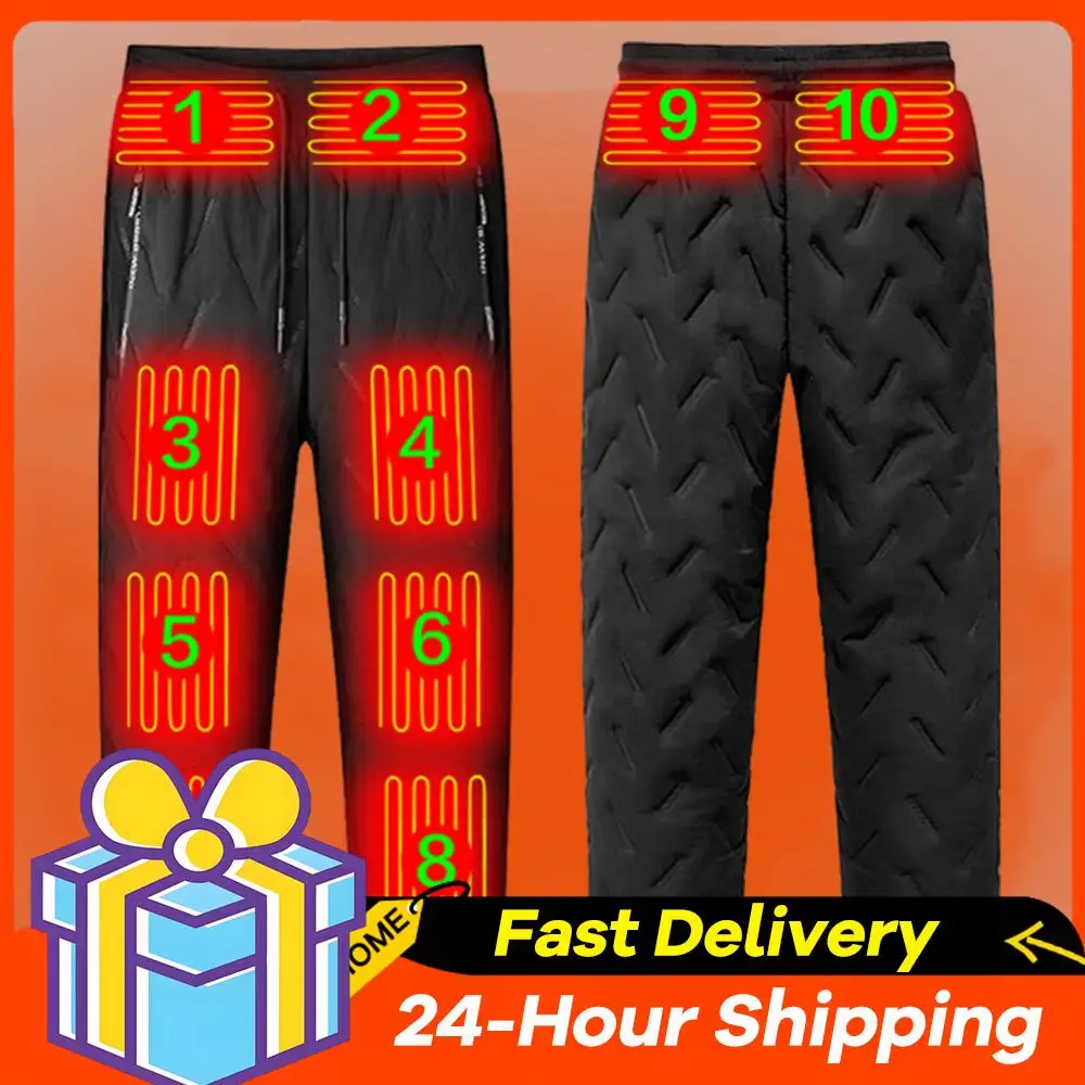 

Outdoor Sports Thermal Trousers 10 Heating Zones Heating Warmer Pants Winter Electric Heated Trousers Electric Warmer Clothing