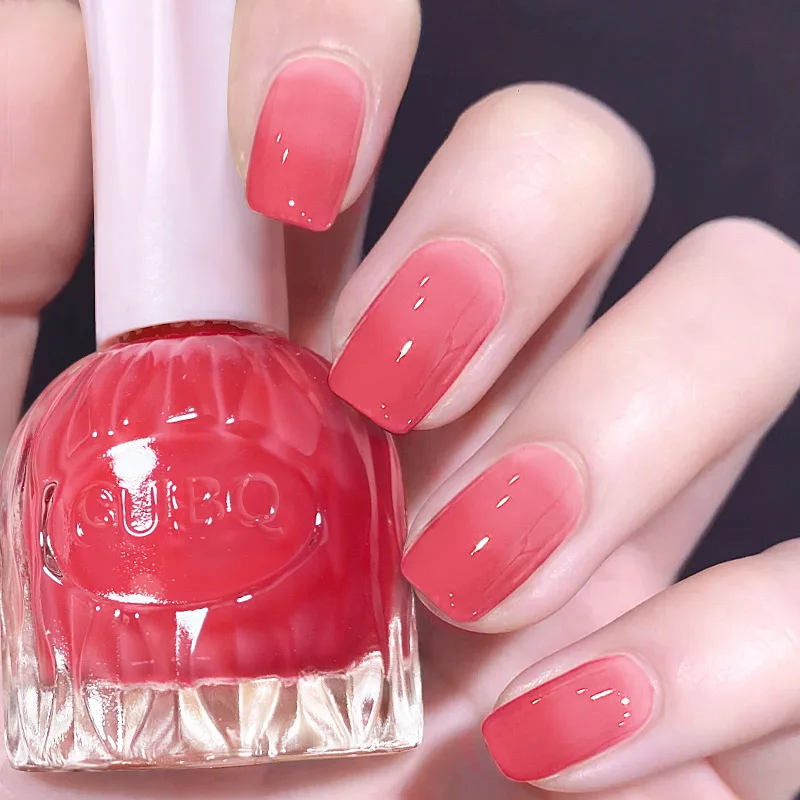 

Water-based nail polish no baking & no peeling advanced gray mist blue dream flash silver milk coffee other multi-color nail art