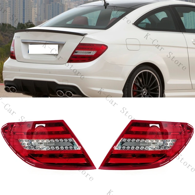 LED Rear Bumper Tail Light Tail Lamp Stop Signal Light For Mercedes Benz W204 C180 C200 C220 C260 C280 C300 2011 2012 2013 2014