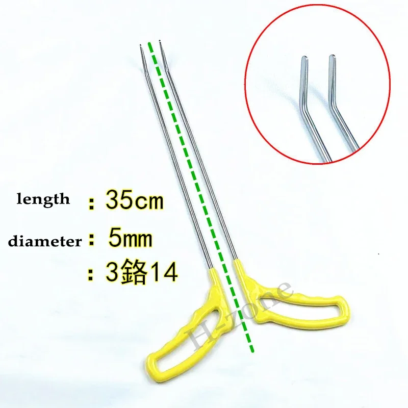 Car dent repair hook specializes in sandwich crack crowbar stainless steel small hook body dent free sheet metal repair tool