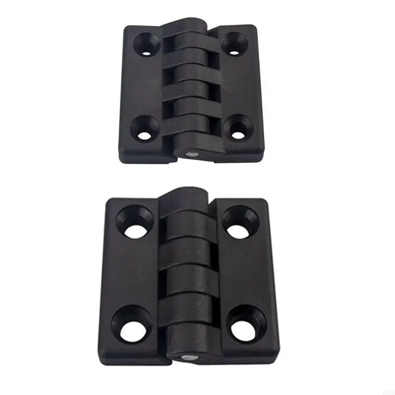 

H37D 10 Pieces Black Nylon Plastic Butt Hinge Drawer Jewellery for Case Hinges for Wooden Box Cabinet Furniture Hardware