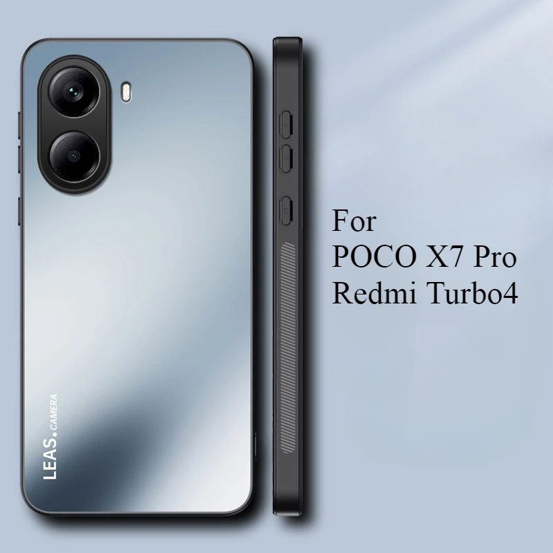 Matte Case For Redmi Turbo4 Luxury Skin-feeling AG Lens Protection Phone Back Cover For POCO X7Pro Shockproof Bumper