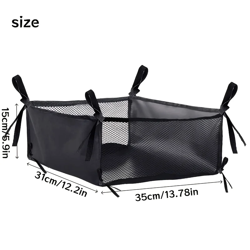 Wheelchair Mobility Scooter Under-Seat Storage Bag, Portable Rollator Walker Storage Organizer Bag