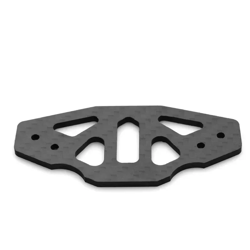 Carbon Fiber Front Bumper Support Plate for Tamiya TT02 TT-02 1/10 RC Car Upgrade Parts Accessories