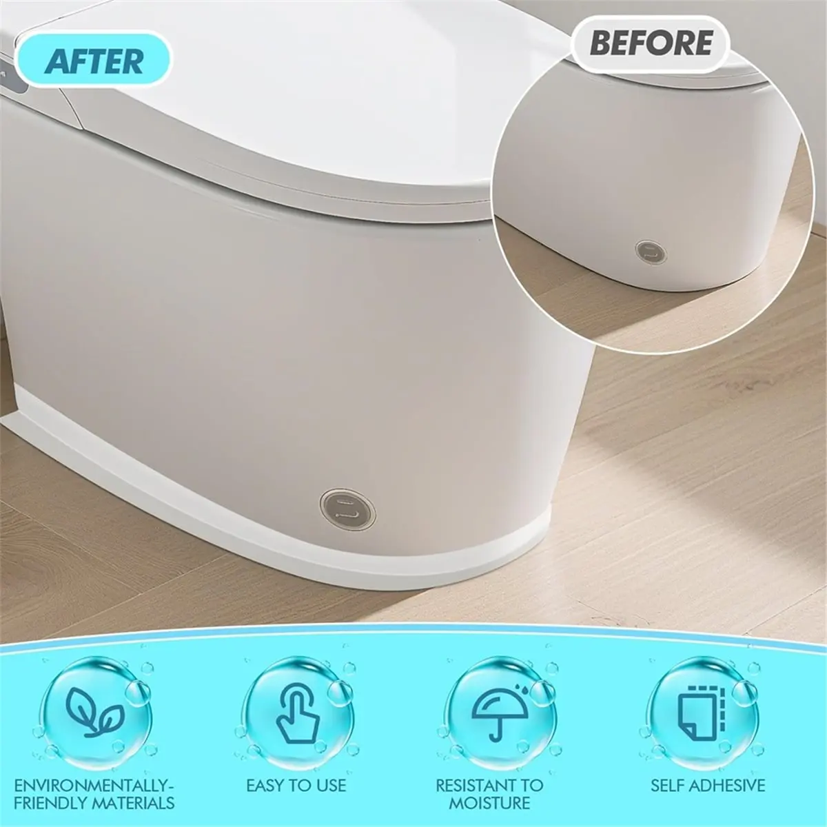 

НОВАЯ белая лента для уплотнения, водостойкая самоклеящаяся 12-рулонная белая герметичная лента для уплотнения, ленты для душа в ванной комнате для туалета и кухни