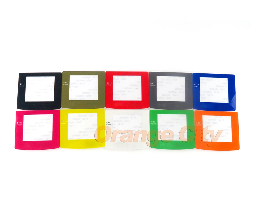 Good Quality Plastic multi-color Screen Lens for Gameboy Color GBC Game Console