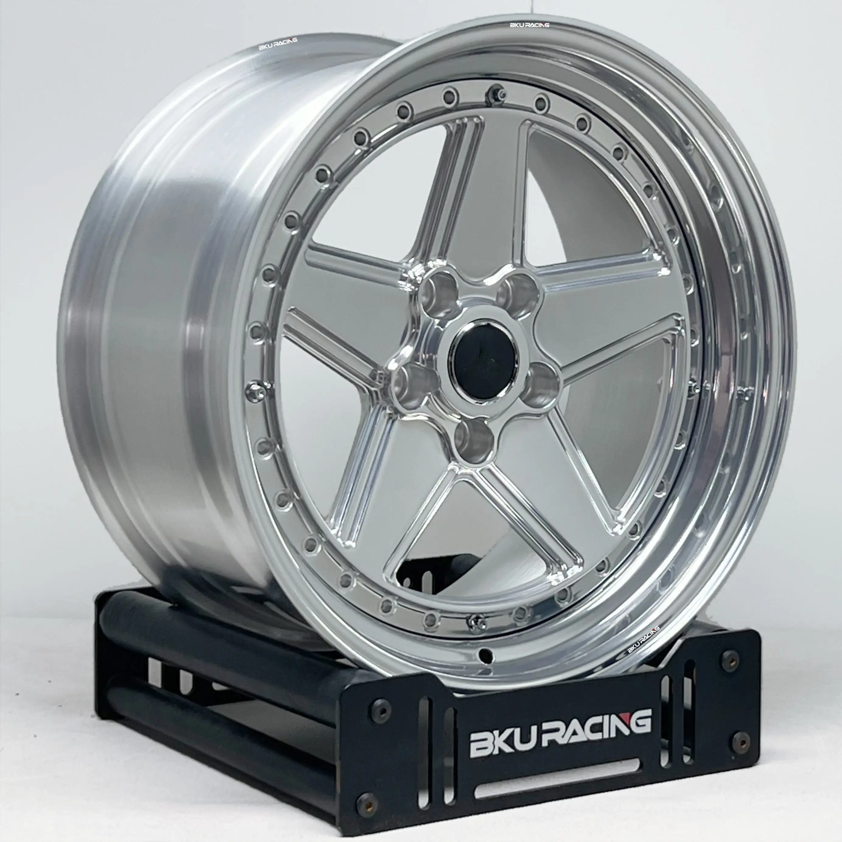 

2 Piece 5x112 Forged Wheels 17 18 Inch Five Spokes Sliver Alloy Racing Rims for Mercedes Benz W124 W205 W202 W203 W204 W140