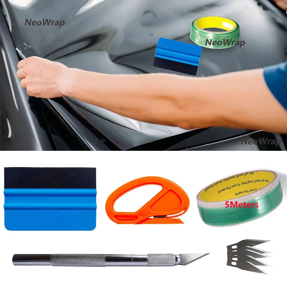 

﻿ Набор инструментов для обертывания автомобиля, набор авто фольги, инструмент для виниловой обертки, автомобильная виниловая пленка, режущая лента, ракель, скребок, резак, инструменты для резки пленки
