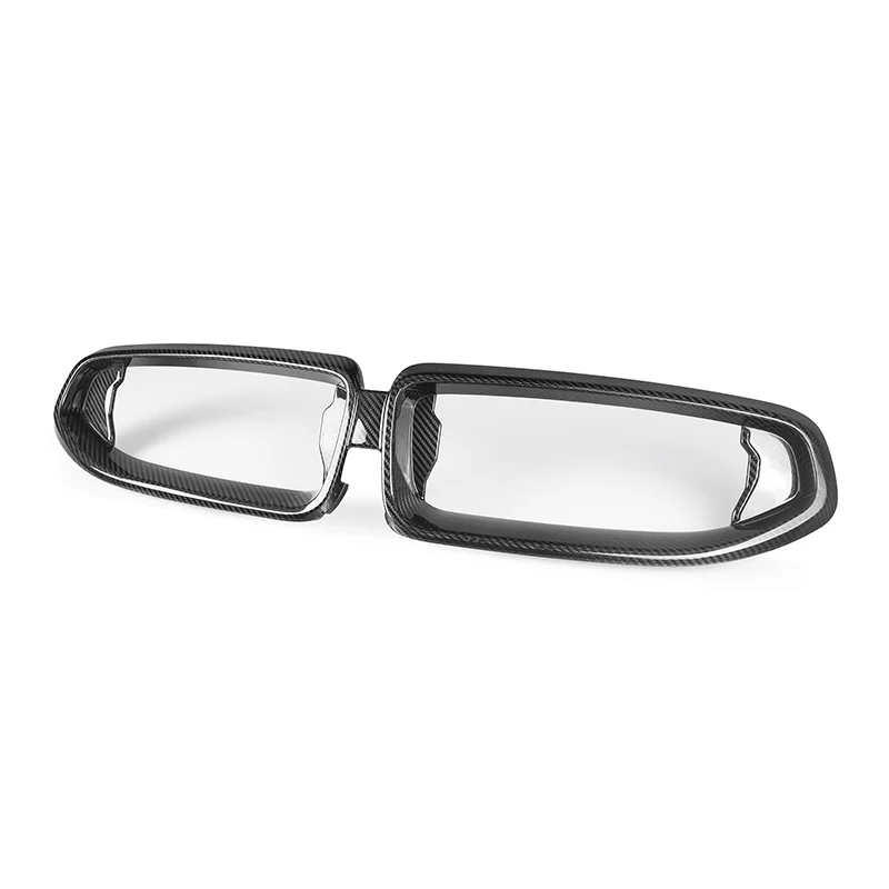 Dry Carbon Fiber Front Bumper Grill Frame Center Grille for 2020 2023 2 Series G42 2-Door G42 Grill Frame