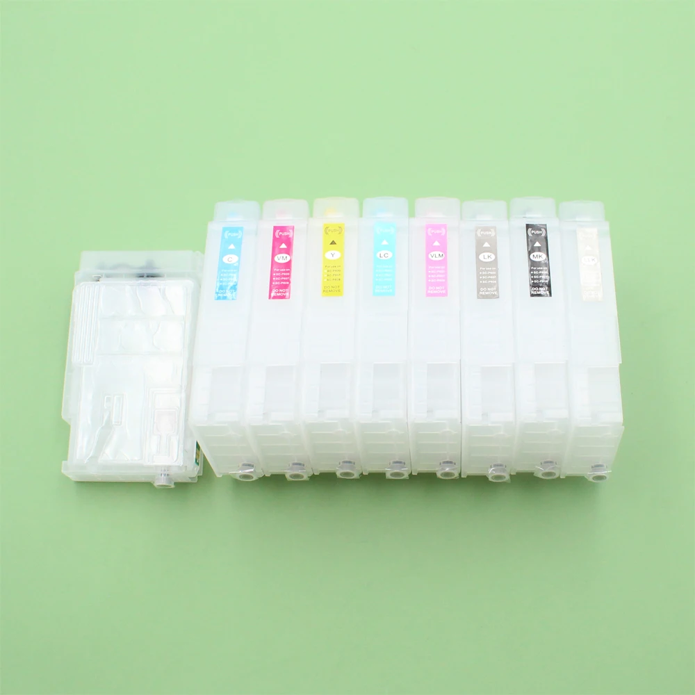 

80ml refillable ink cartridges for Epson surecolor R3000 empty cartridge with auto reset chips