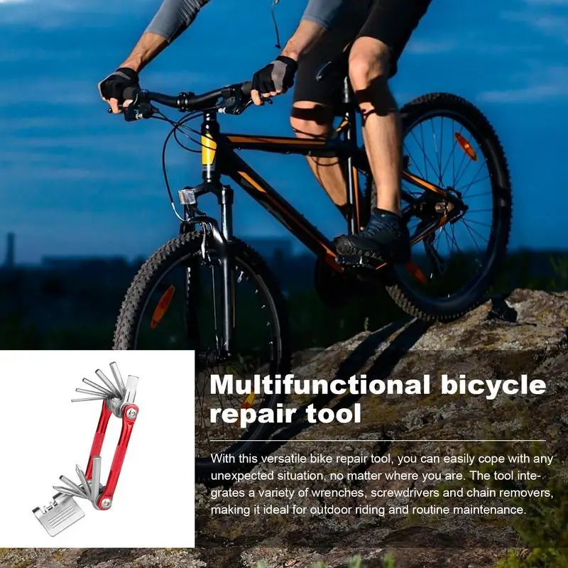 

Набор инструментов для ремонта велосипеда, портативный складной шестигранный ключ 11 в 1