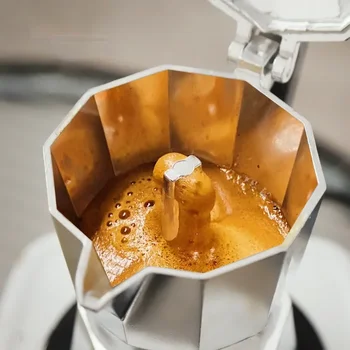 Italian Aluminum Moka Coffee Pot 4