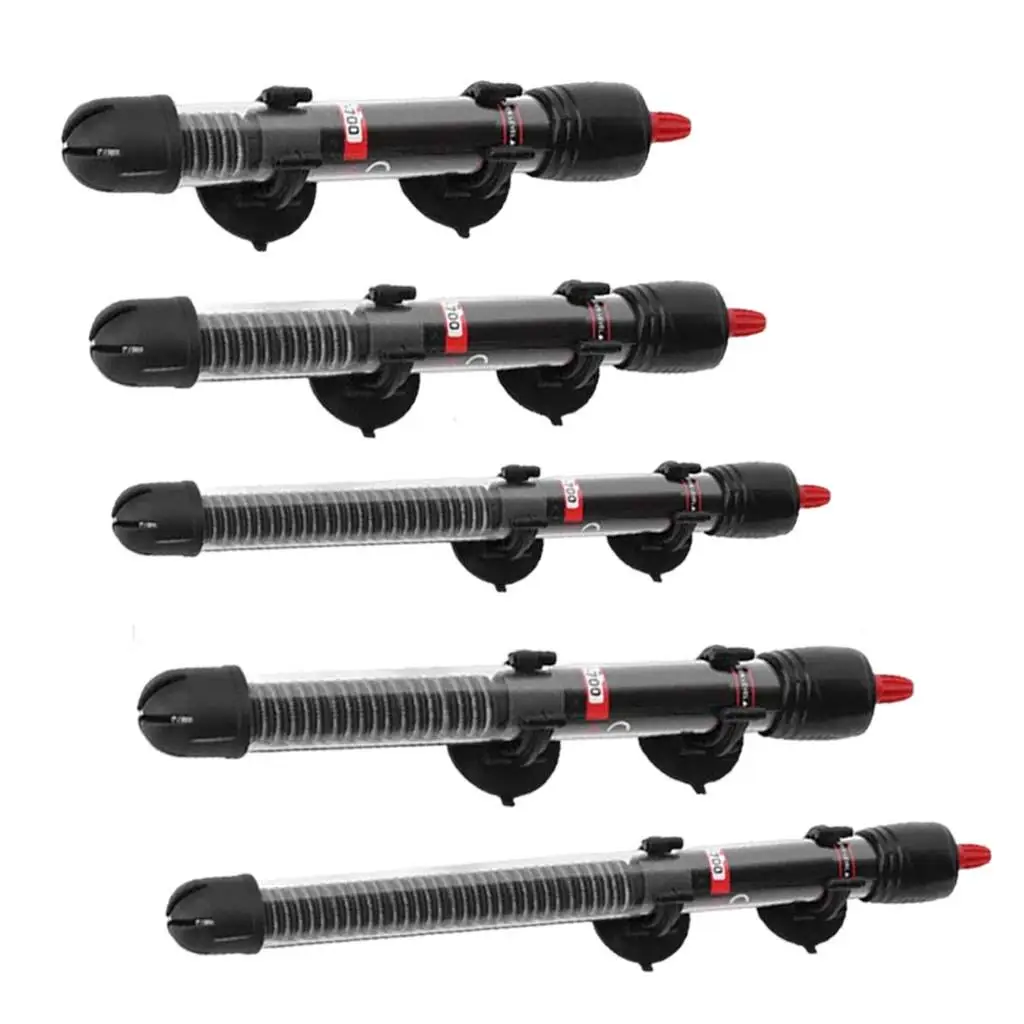 

Adjustable Fish Tank Heating Rod Automatic Constant Temperature with 2 Suction Cups Aquarium Heater