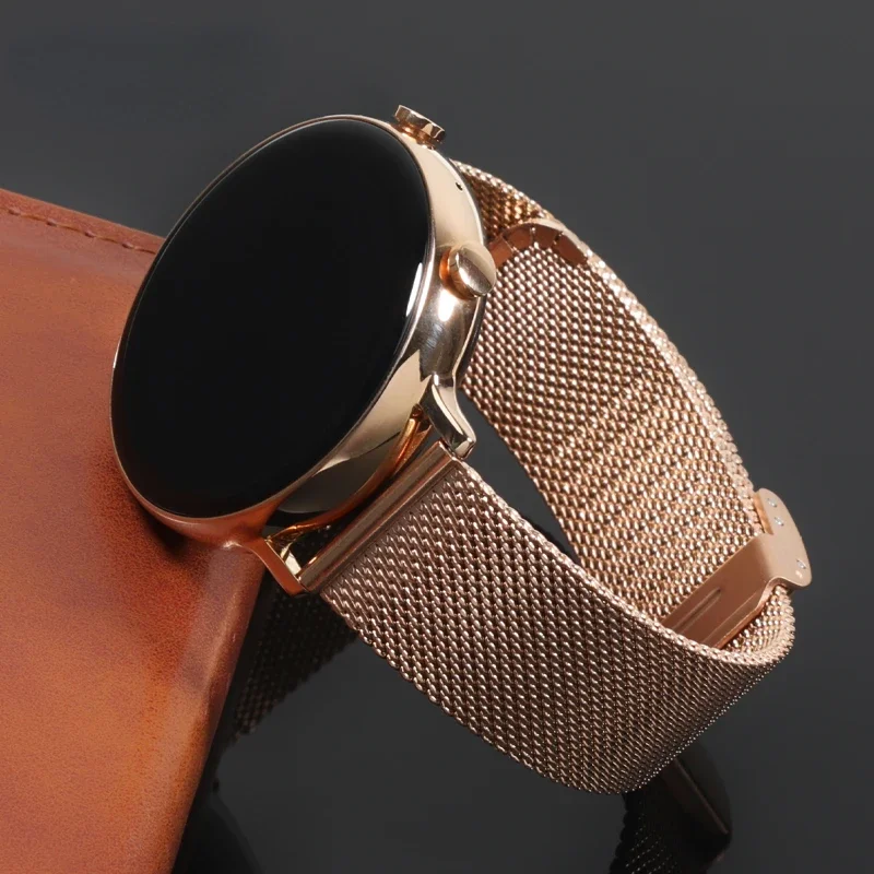 Milanis ตาข่ายสําหรับผู้หญิงสําหรับ Huawei GT2 ผู้หญิงสาย Gt2pro GT3 สายสแตนเลส Porsche Watch3 Glory Magic2 2e Xiaomi