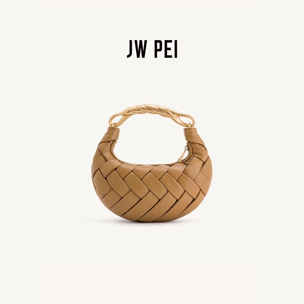 

JW PEI Orla Weave Handbag Luxury Designer Handbags New In Casual Handmade Weave Small Shoulder Fashion Dumpling Bag
