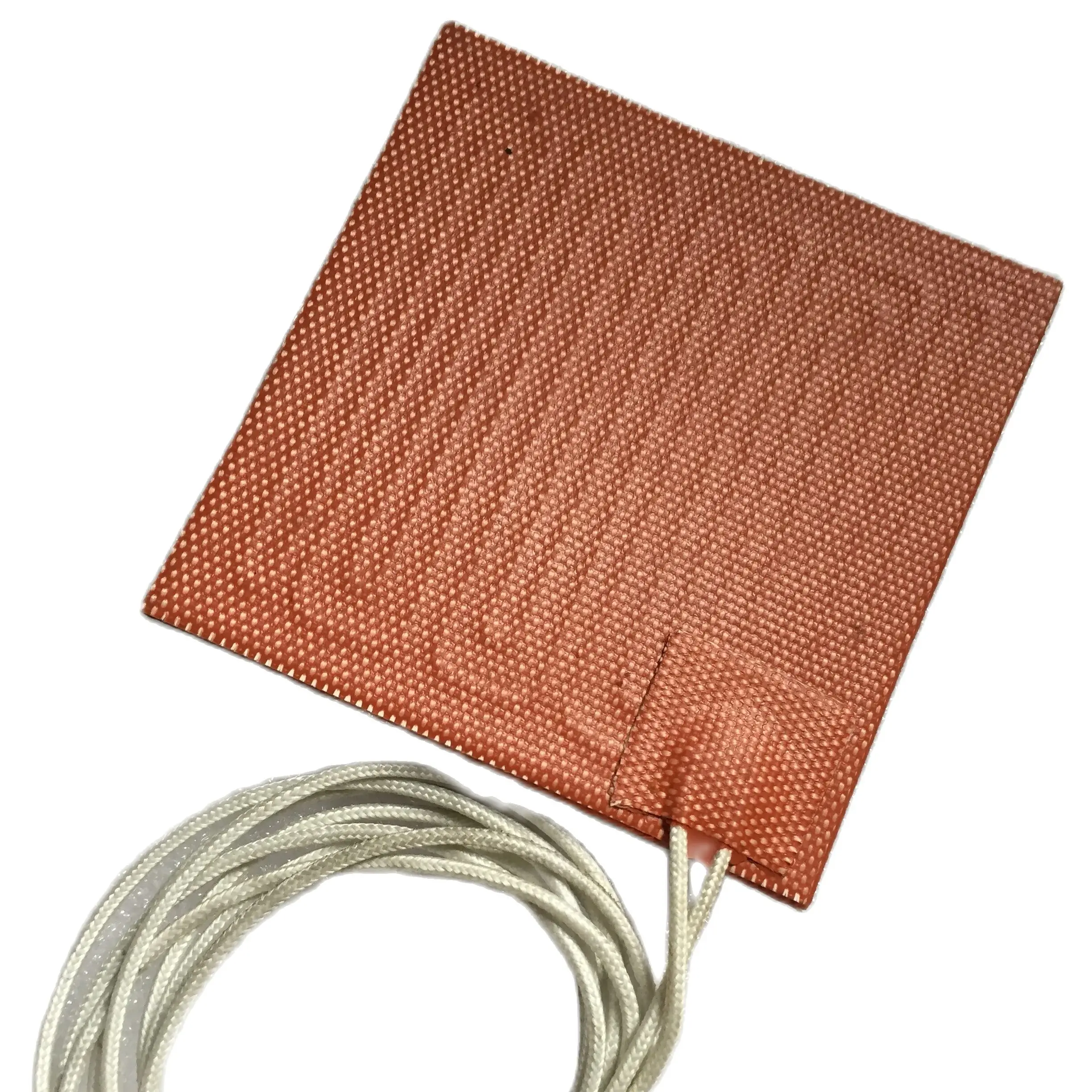 150 x 150mm 110W 220V Wholesale Silicone Rubber Heater flexible Silicone Heater mat Heating Element 3D printer heated bed