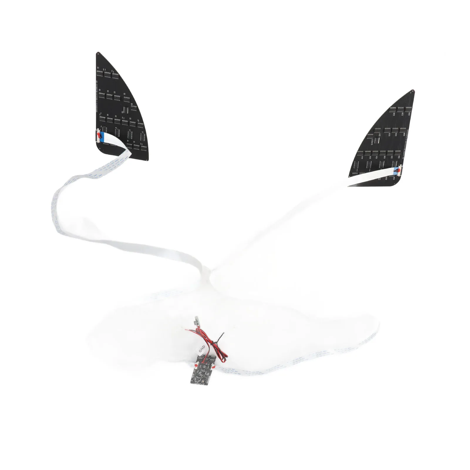 プログラマブルLEDアイ モバイルアプリ制御 テキストGIF画像編集 DC12V BT通信 LEDディスプレイサイン 車/バイク用