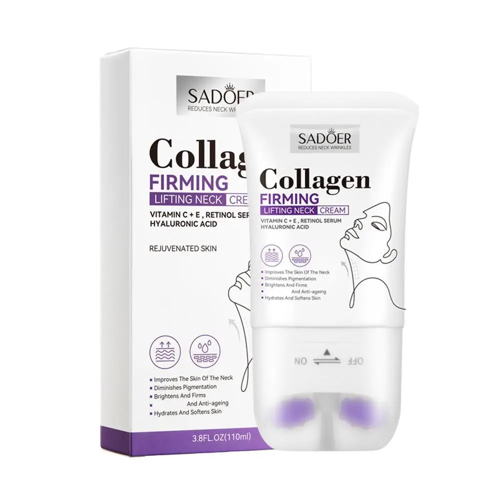 

Collagen Firming Neck Cream Lifting Moisturizing Brightening Message Roller Neck Beauty Cream Necks Skin Care Products For Women