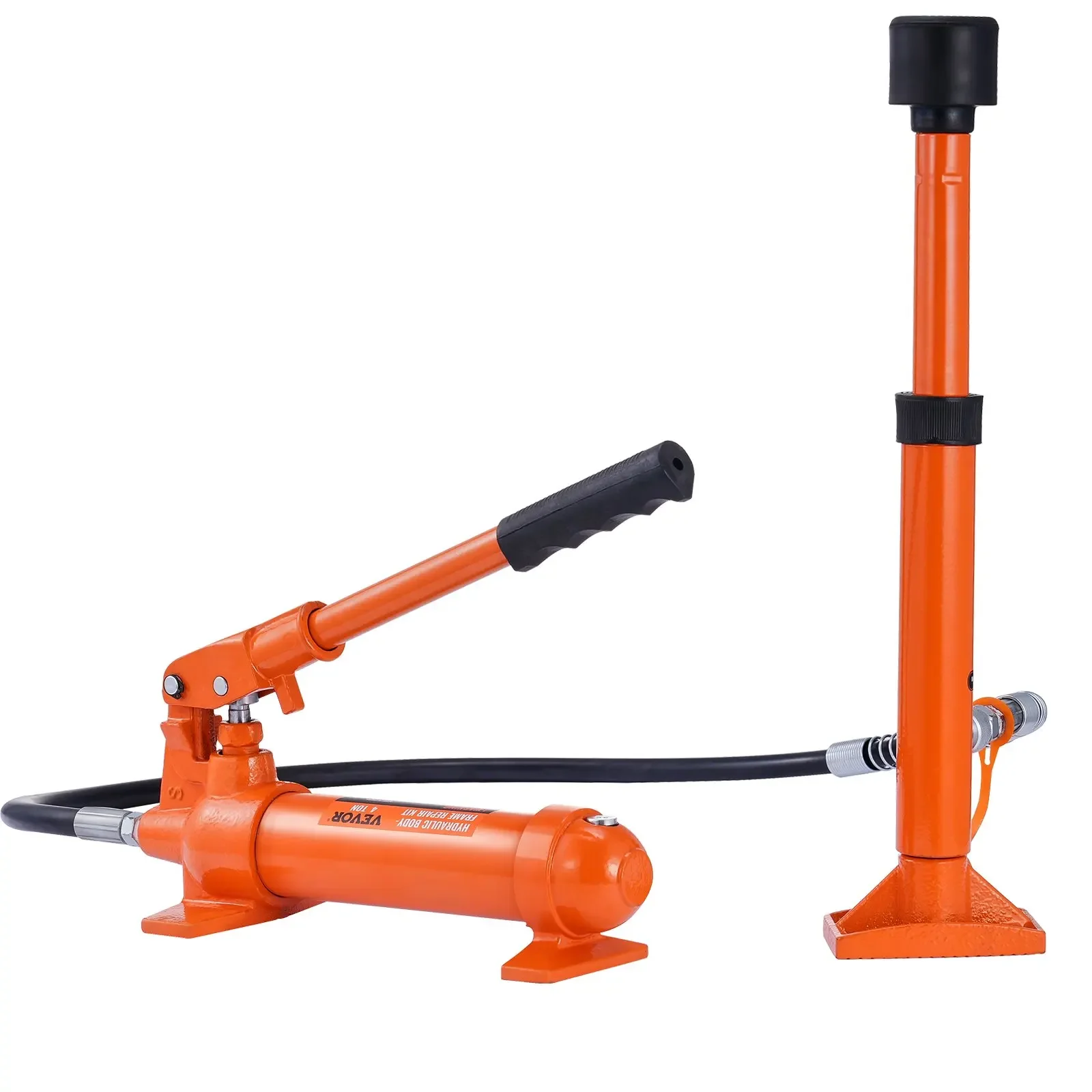 VEVOR 4 Ton Porta Power Kit, Portable Hydraulic Jack, Auto Body Frame Repair Kit with Storage Case for Car Repair Truck Farm