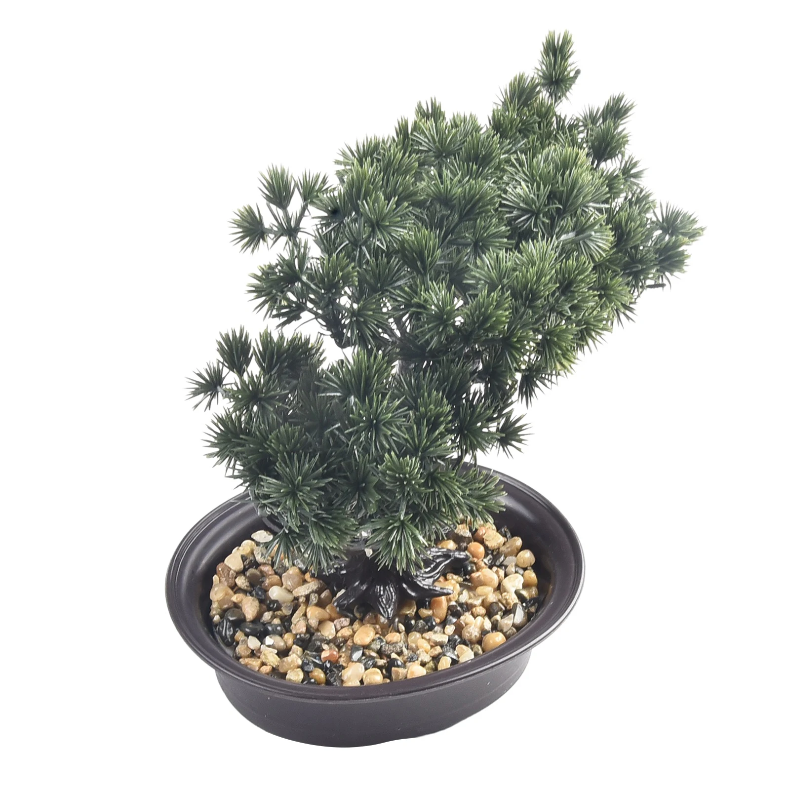 

Офисное искусственное растение, сосна, реалистичная смола, имитация искусственного бонсай, новинка, высокое качество.