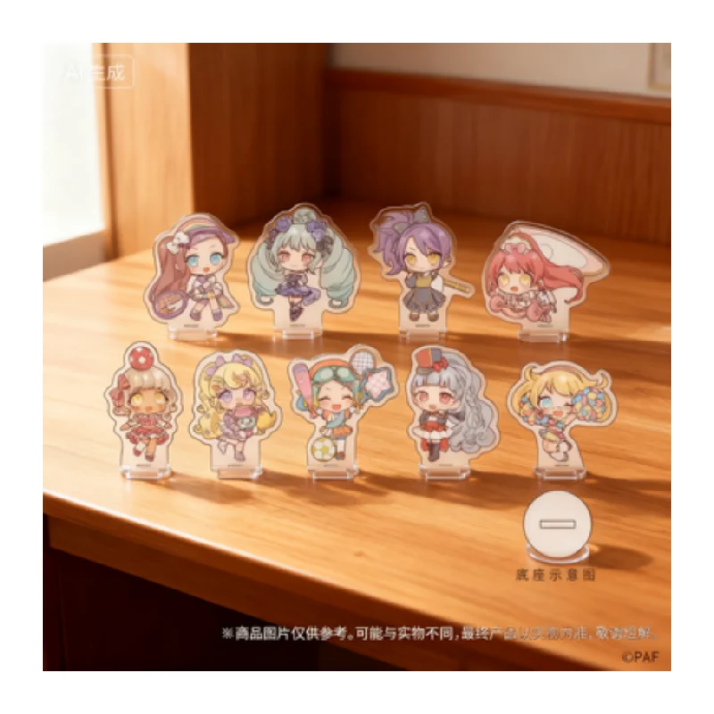 

Anima Pripara Laala HD Acrylic Stand Model Plate ted Game Board Cartoon Child Model Desktop Ornaments Desk decorations Gift 10CM
