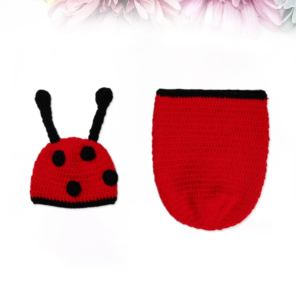 

Red Baby Sleeping Bag Newborn Photo Props High Quality Exquisite Outfit Daily Wear Gift Baby Photo Props