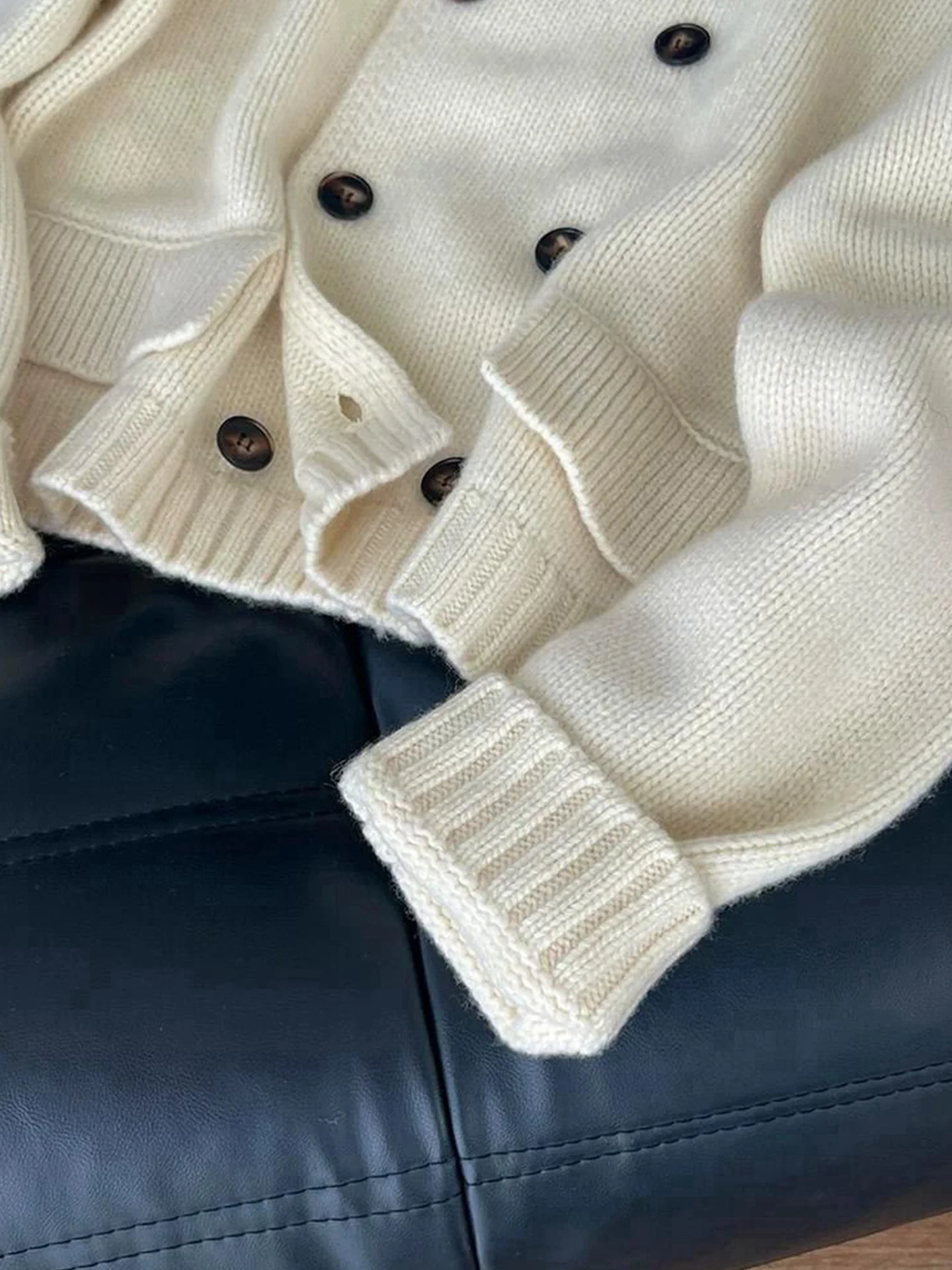 Comfortabele gebreide losse damestrui Long Sve Pure Color Herfst Faionable Open Vest Koreaanse Sle Pendelkleding