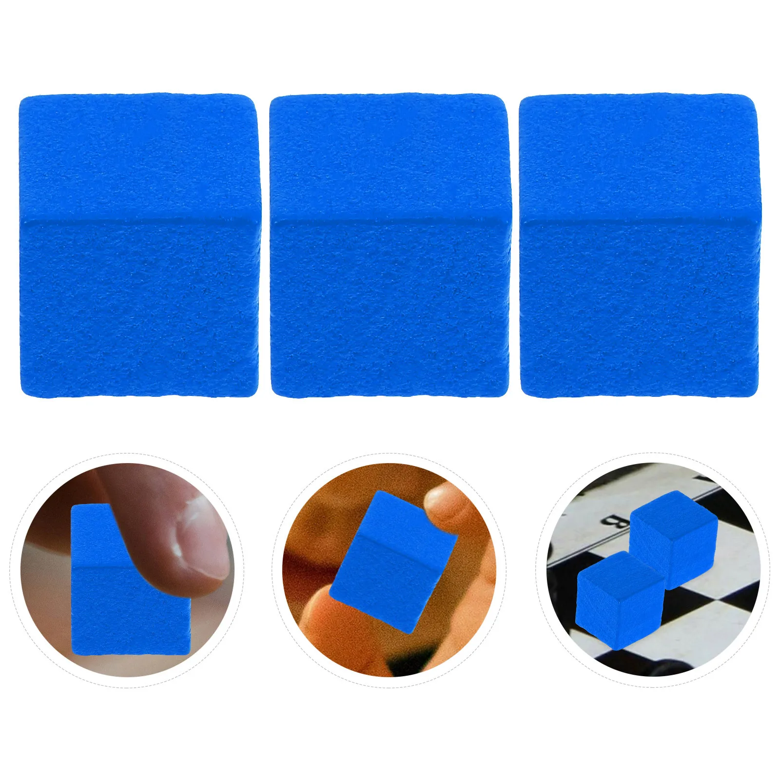 

50pcs Wooden Pieces Small Durable Math Teaching Tabletop Markers Aid Game Pieces For Board Games Kids Educational Set