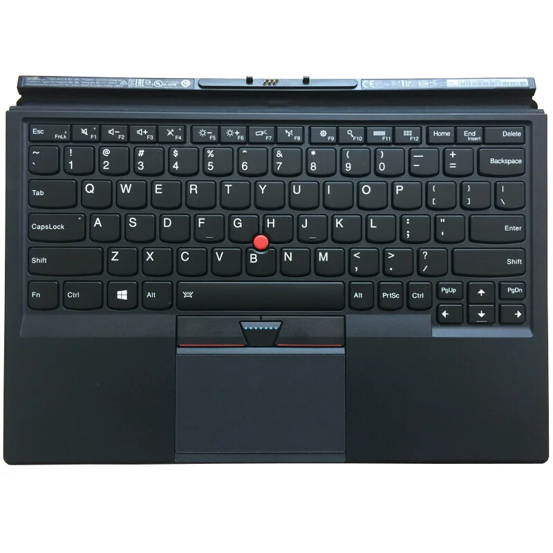 

Красная тонкая клавиатура для планшета Lenovo ThinkPad X1 с подсветкой US 01AW600 TP000820K1