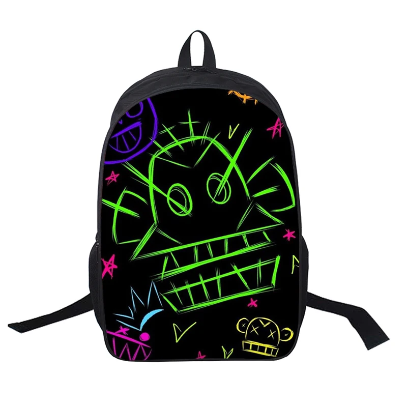 Arcane League Jinx Print School Bags for Boys Girls Unisex Laptop Backpack Bag Arcane League Lol Jinx Anime School Backpack