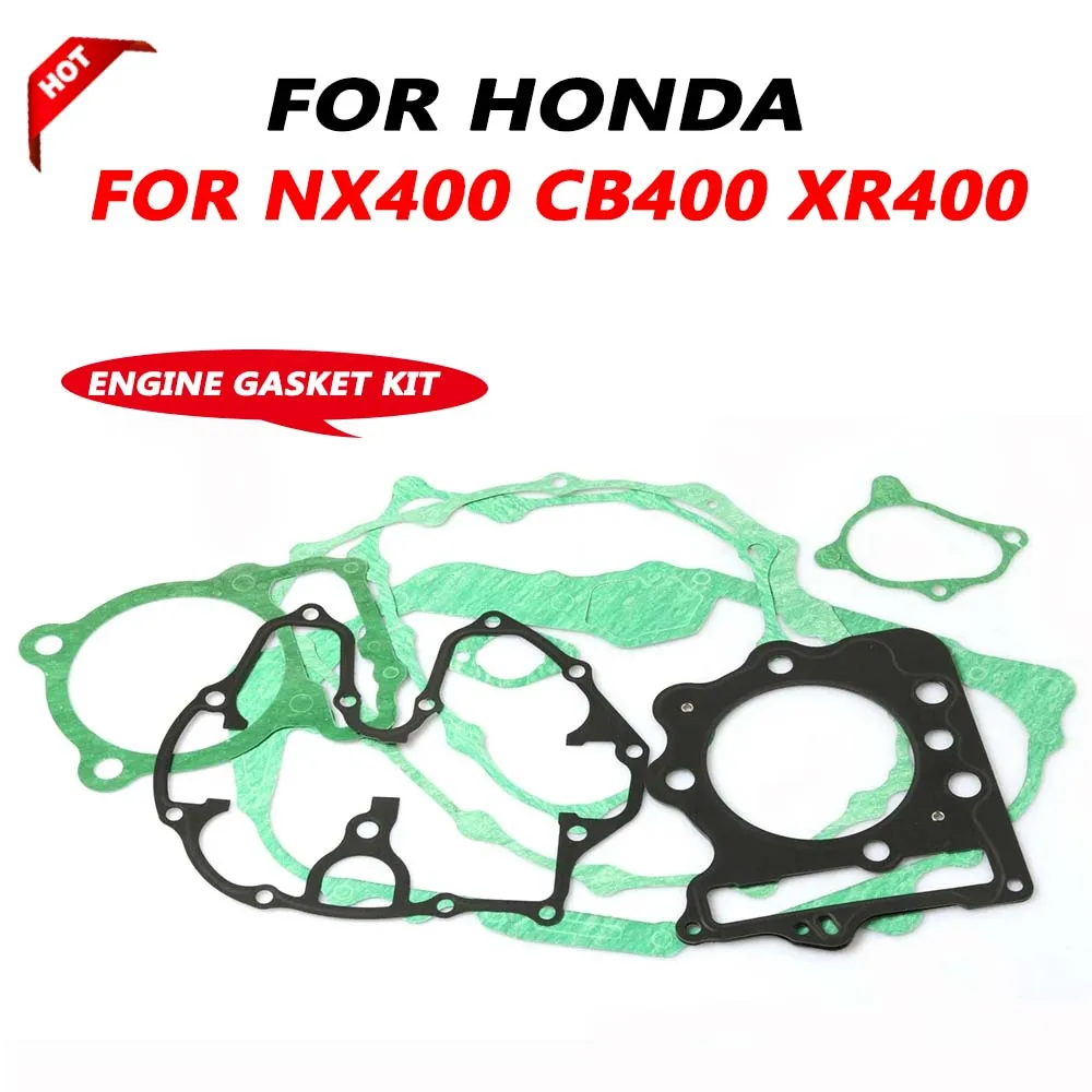 For Honda Falcon NX400 NX4 NX 400 XR 400  CB400 XR400 Motorcycle Gasket Kit Set Complete Engine Cylinder Gasket Overhaul Gasket