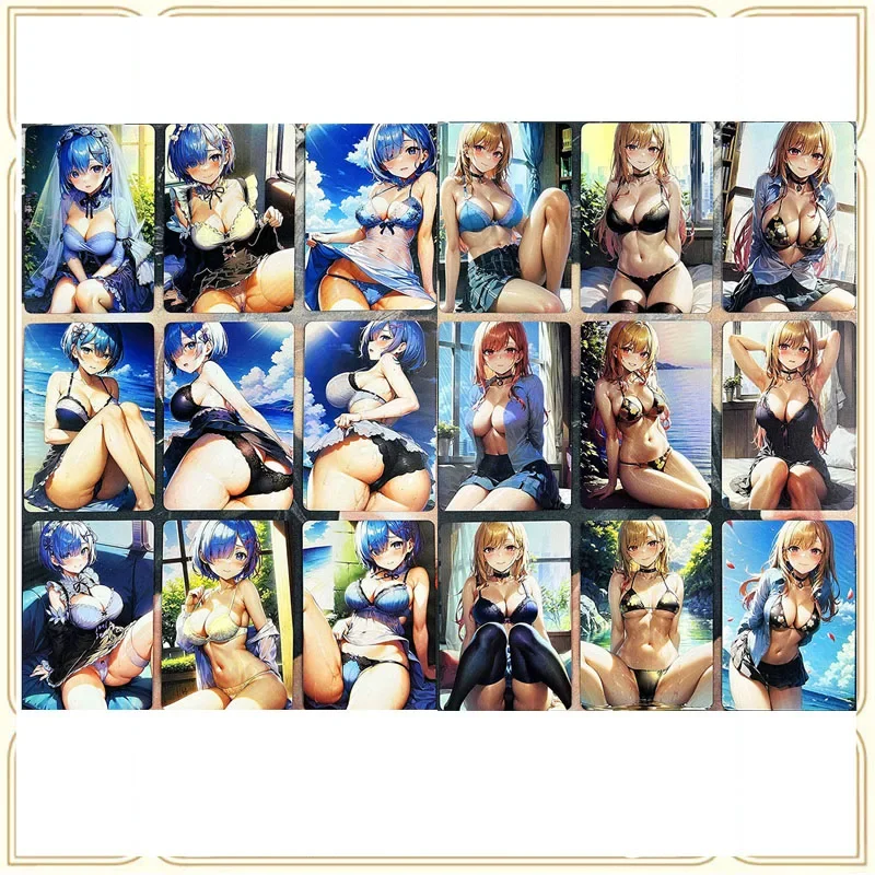 

Anime Goddess Story DIY ACG Sexy Card Kitagawa Marin Cos Name Collectible Card Toys for boys Christmas birthday present