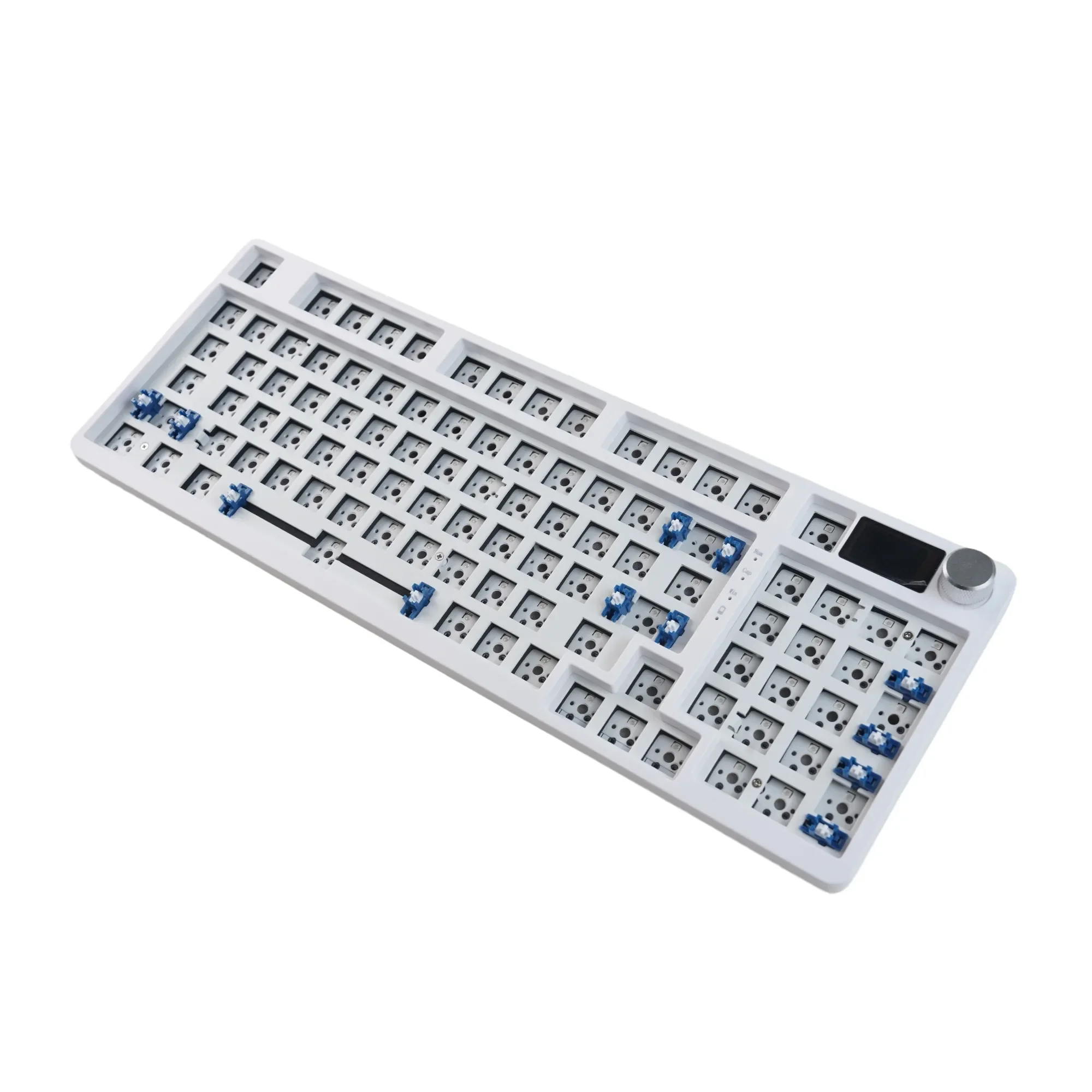 Imagem -03 - Kit de Teclado Mecânico para Jogos Mathew Kc98 Pro com Display Programável 98 sem Fio Kit de Barebones Personalizados Permutáveis a Quente